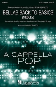 cover Bellas Back to Basics SSAA choral sheet music cover